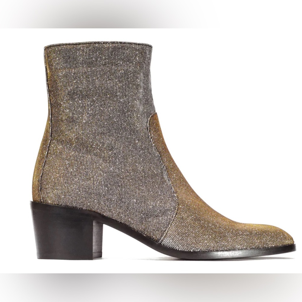 Steffy Metallic Lurex Boots - NWOT